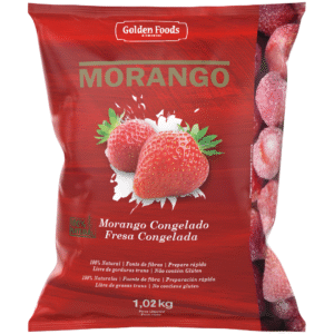 Morango Inteiro Cong. - Golden Foods | Caixa 10,2KG