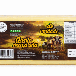 Mussarela - de Verdade | Caixa 23KG - Peça / Pedaço